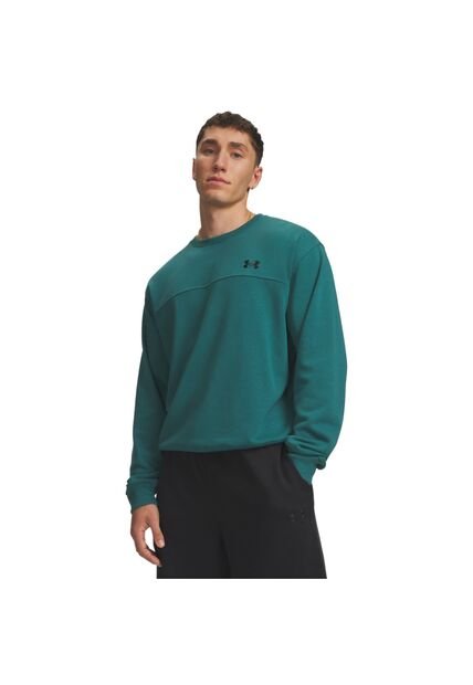 Buzo Hombre Under Armour UA RIVAL LW CREW Verde Under Armour