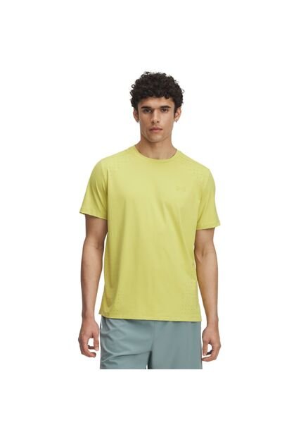 Camiseta Hombre Under Armour LNCH ELT SHORTSLEEVE Amarillo Under Armour