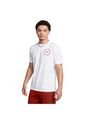 Camiseta Hombre UNDER ARMOUR M RDIAL WM 60/40S SS Blanco Under Armour de Under Armour