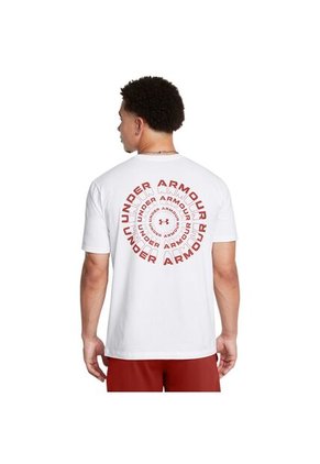 Camiseta Hombre UNDER ARMOUR M RDIAL WM 60/40S SS Blanco Under Armour