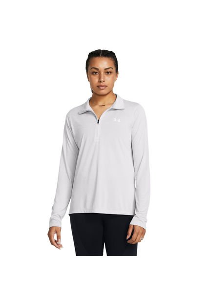 Buzo Mujer UNDER ARMOUR TECH 1/2 ZIP- TWIST Gris Under Armour