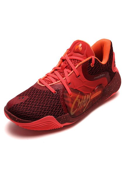 Tenis Basketball Rojo-Coral-Naranja UNDER ARMOUR Spawn 2