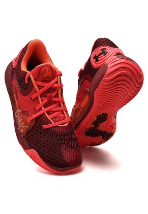 Tenis Basketball Rojo-Coral-Naranja UNDER ARMOUR Spawn 2