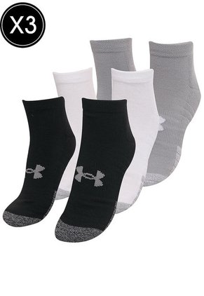 Calcetines Trio Blancas-Gris-Negro UNDER ARMOUR Locut -GRY Steel