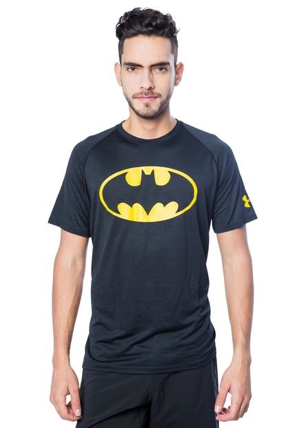 Camiseta Under Armour Ae Core Batman Negro-Amarillo Compra Ahora | Colombia