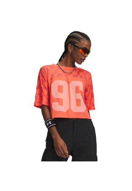 Camiseta Mujer Under Armour UA BURNOUT 96 TEE Rojo Under Armour