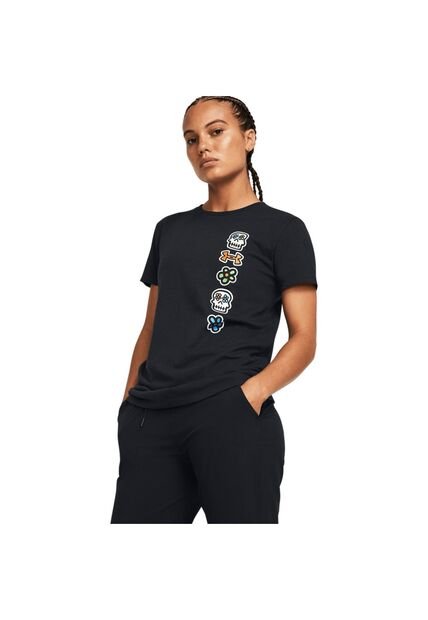 Camiseta Mujer UNDER ARMOUR UA DOTD SS Negro Under Armour