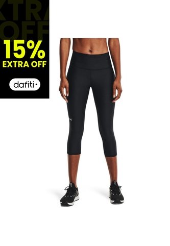 Leggings Mujer Negro HG ARMOUR HI CAPRI-B 1365334-001-N11 Under Armour Under Armour