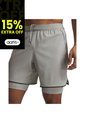 Short Hombre Under Armour VLCITI PRO 2N1 SHORT Gris Under Armour de Under Armour