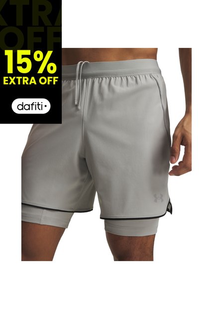 Short Hombre Under Armour VLCITI PRO 2N1 SHORT Gris Under Armour
