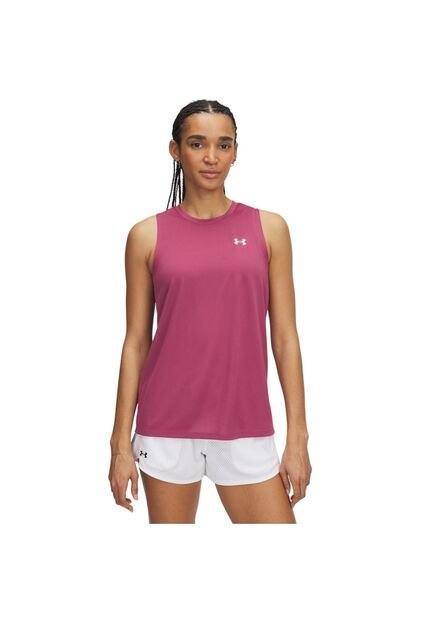 Camiseta Mujer Under Armour TECH TANK SOLID Rojo Under Armour