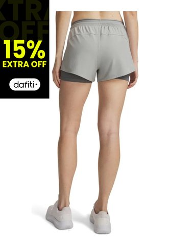 Short Mujer UNDER ARMOUR VNSH WOVN 2N1 SHORTS Gris Under Armour Under Armour