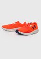 Tenis Running Naranja Neón-Gris-Azul UNDER ARMOUR Charged Pursuit 3 Tech de Under Armour