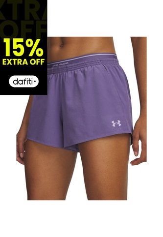 Short Mujer Under Armour VNSH WVEN 3IN SHORTS Purpura Under Armour Under Armour
