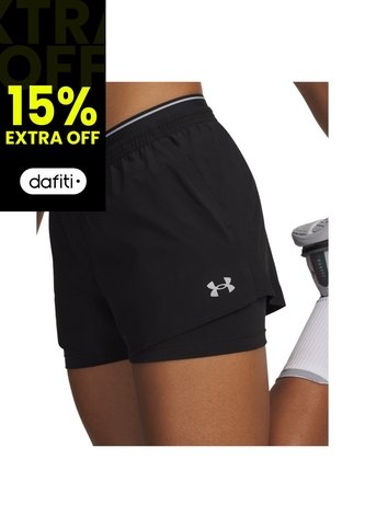 Short Mujer Under Armour VNSH WOVN 2N1 SHORTS Negro Under Armour Under Armour