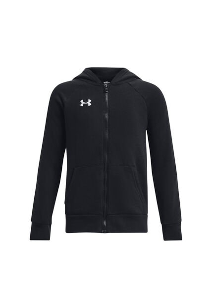 Buzo Niño Under Armour Rival Flce Fz Hoodie Negro Under Armour