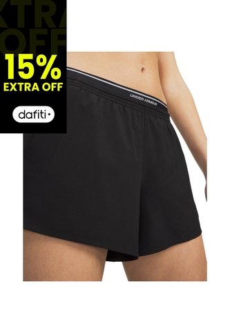 Short Mujer Under Armour VNSH WVEN 3IN SHORTS Negro Under Armour Under Armour