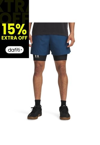 Short Hombre Under Armour TECH WOVEN 5IN SHORT Azul Under Armour Under Armour