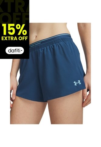 Short Mujer Under Armour VNSH WVEN 3IN SHORTS Azul Under Armour Under Armour