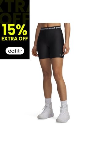 Short Mujer Under Armour HEATGEAR 7IN SHORT Negro Under Armour Under Armour