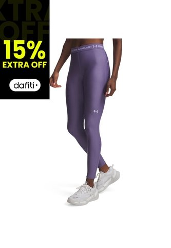 Pantalon Mujer Under Armour HEATGEAR LEGGING Purpura Under Armour Under Armour