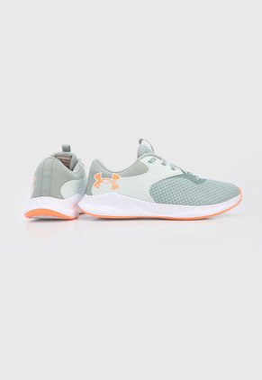 Tenis Training Verde Menta-Blanco-Naranja UNDER ARMOUR Charged Aurora 2