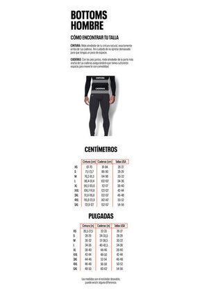 Pantalon Hombre Under Armour UA HG ELITE LEGGINGS Negro Under Armour