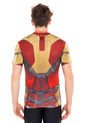 Camiseta Under Armour Iron Man 2 Compression Ss Dorado-Rojo de Under Armour