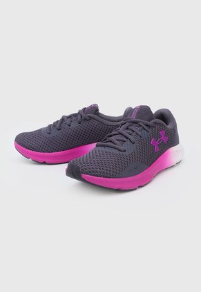 Tenis Running Violeta-Blanco UNDER ARMOUR Charged Pursuit 3