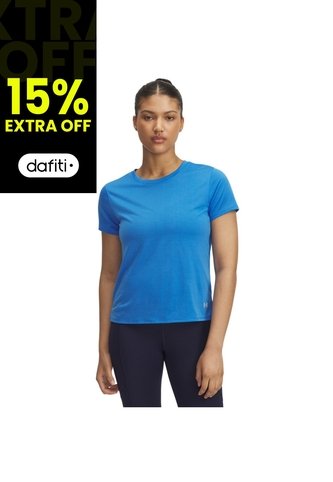 Camiseta Mujer Under Armour LAUNCH SHORTSLEEVE Azul Under Armour Under Armour