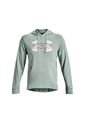 Hoodie Under Armour Rival Terry Logo-Verde de Under Armour