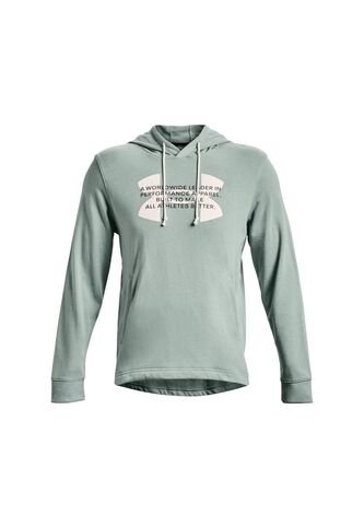 Hoodie Under Armour Rival Terry Logo-Verde Under Armour
