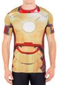 Camiseta Under Armour Iron Man 2 Compression Ss Dorado-Rojo de Under Armour