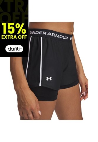 Short Mujer UNDER ARMOUR TCH PLY UP 2N1 SHRTS Negro Under Armour Under Armour