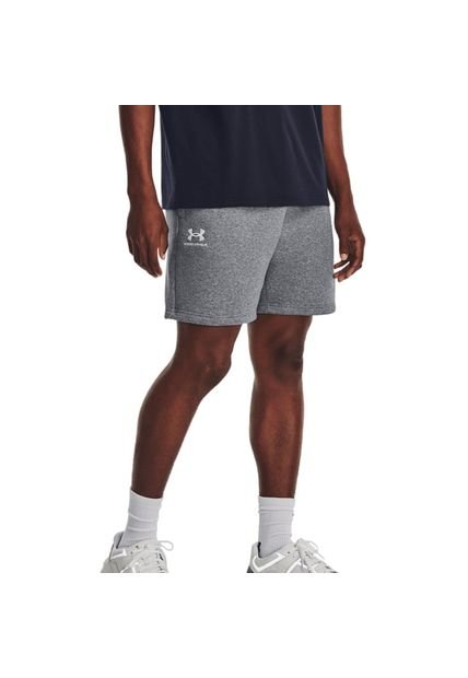 Pantaloneta Under Armour Essential Flece-Gris