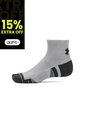 Medias Unisex UNDER ARMOUR PERFRMNC TECH 3P QTR Gris Under Armour de Under Armour