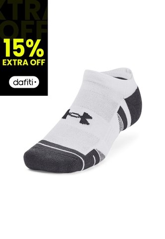 Medias Hombre UNDER ARMOUR PRFRMNC TECH 3PK ULT Blanco Under Armour Under Armour
