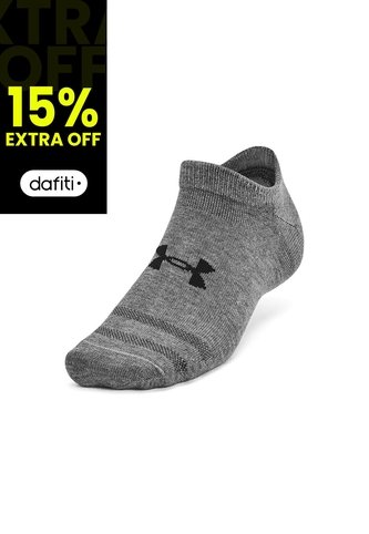 Medias Hombre Under Armour Essential No Shw 3Pk Gris Under Armour Under Armour