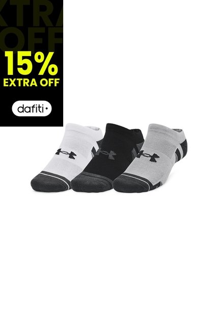 Medias Hombre UNDER ARMOUR PRFRMNC TECH 3PK NS Gris Under Armour