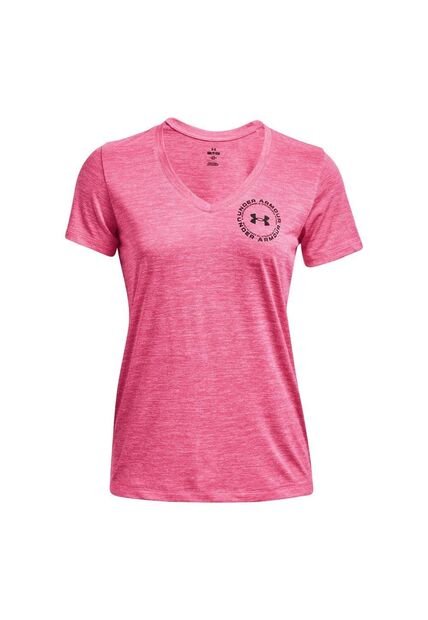Camiseta Under Armour Tech Twist Lc Mujer-Rosa