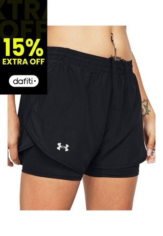 Short Mujer UNDER ARMOUR UA FLY BY 2N1 SHORTS Negro Under Armour Under Armour