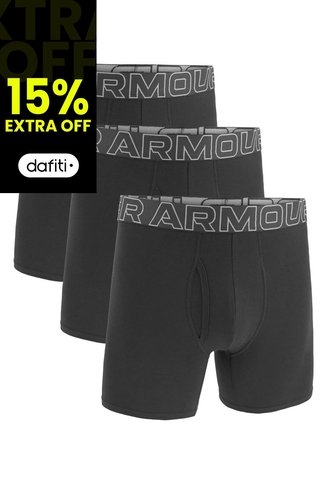 Boxer Hombre PRFRMNC COTTON SOLID Negro Under Armour Under Armour