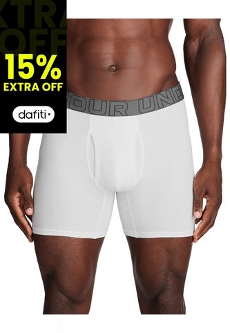 Boxer Hombre UNDER ARMOUR PRFRMNC COTTON SOLID Blanco Under Armour Under Armour