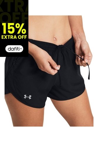 Short Mujer UNDER ARMOUR UA FLY BY 3 SHORTS Negro Under Armour Under Armour