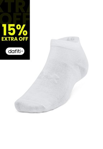 Medias Hombre Under Armour Essntl 6pk Lw Blanco Under Armour Under Armour