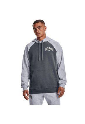 Hoodie Under Armour Rival Wm Clrblock Hd-Gris