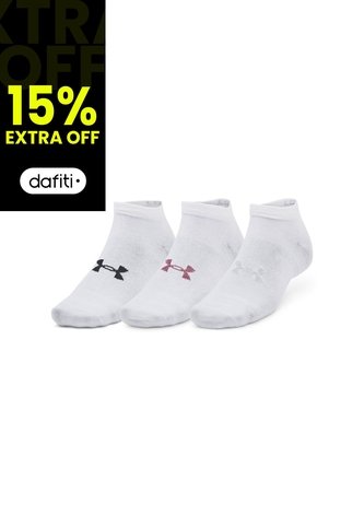 Medias ESSENTIAL LW CUT 3PK Blanco UNISEX 1382958-100-022 Under Armour Under Armour