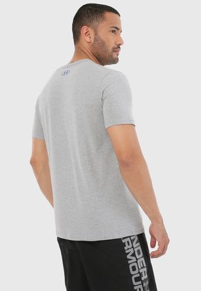 Camiseta Gris-Azul UNDER ARMOUR Foundation SS T
