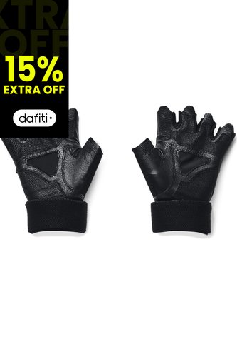 Guantes De Entrenamiento UA Weightlifting Para Hombre Negro Under Armour 1369830-001-N11 Under Armour Under Armour