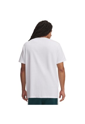 Camiseta Hombre Under Armour HW ARMOUR LABEL SS Blanco Under Armour